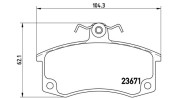 363700441004 MAGNETI MARELLI sada brzdových platničiek kotúčovej brzdy 363700441004 MAGNETI MARELLI