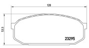 363700449022 Sada brzdových destiček, kotoučová brzda MAGNETI MARELLI