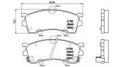 363700449023 MAGNETI MARELLI sada brzdových platničiek kotúčovej brzdy 363700449023 MAGNETI MARELLI