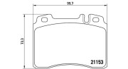 363700450022 Sada brzdových destiček, kotoučová brzda MAGNETI MARELLI