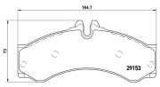 363700450028 Sada brzdových destiček, kotoučová brzda MAGNETI MARELLI