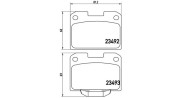 363700454048 Sada brzdových destiček, kotoučová brzda MAGNETI MARELLI