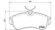 363700456022 Sada brzdových destiček, kotoučová brzda MAGNETI MARELLI