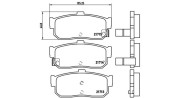 363700456029 MAGNETI MARELLI sada brzdových platničiek kotúčovej brzdy 363700456029 MAGNETI MARELLI