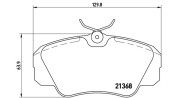 363700459016 Sada brzdových destiček, kotoučová brzda MAGNETI MARELLI