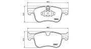 363700461116 Sada brzdových destiček, kotoučová brzda MAGNETI MARELLI