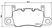 363700465037 Sada brzdových destiček, kotoučová brzda MAGNETI MARELLI