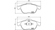 363700468030 Sada brzdových destiček, kotoučová brzda MAGNETI MARELLI