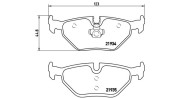 363700471006 Sada brzdových destiček, kotoučová brzda MAGNETI MARELLI