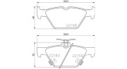 363700478026 Sada brzdových destiček, kotoučová brzda MAGNETI MARELLI