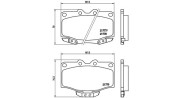 363700483026 MAGNETI MARELLI sada brzdových platničiek kotúčovej brzdy 363700483026 MAGNETI MARELLI