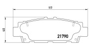 363700483032 Sada brzdových destiček, kotoučová brzda MAGNETI MARELLI