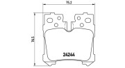 363700483076 Sada brzdových destiček, kotoučová brzda MAGNETI MARELLI