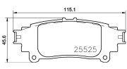 363700483153 MAGNETI MARELLI sada brzdových platničiek kotúčovej brzdy 363700483153 MAGNETI MARELLI