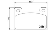 363700485006 Sada brzdových destiček, kotoučová brzda MAGNETI MARELLI