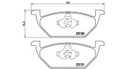 363700485041 Sada brzdových destiček, kotoučová brzda MAGNETI MARELLI