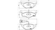 363700485063 Sada brzdových destiček, kotoučová brzda MAGNETI MARELLI