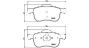 363700486020 Sada brzdových destiček, kotoučová brzda MAGNETI MARELLI