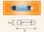 009423100000 MAGNETI MARELLI žárovka T10,5x38 (C5W) (řada STANDARD) | 24V 5W | 009423100000 MAGNETI MARELLI