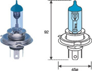 002602100000 Zárovka BLUE LIGHT MAGNETI MARELLI