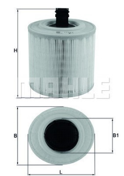 154072402075 Vzduchový filtr MAGNETI MARELLI