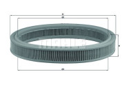 154074903450 Vzduchový filtr MAGNETI MARELLI