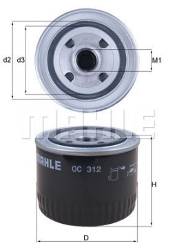 154084979270 Olejový filtr MAGNETI MARELLI
