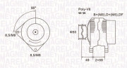 063731147010 Alternátor MAGNETI MARELLI