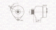 063731301010 Alternátor MAGNETI MARELLI