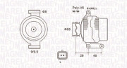 063731484010 Alternátor MAGNETI MARELLI