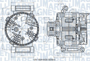 063731546110 Alternátor MAGNETI MARELLI