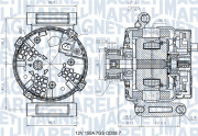 063731557610 Alternátor MAGNETI MARELLI