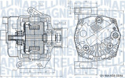 063731562210 Alternátor MAGNETI MARELLI