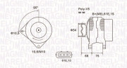 063731584010 Alternátor MAGNETI MARELLI