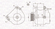 063731587010 Alternátor MAGNETI MARELLI