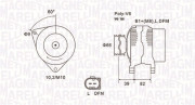 063731588010 Alternátor MAGNETI MARELLI