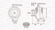 063731635010 Alternátor MAGNETI MARELLI