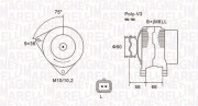 063731637010 Alternátor MAGNETI MARELLI