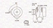 063731644010 Alternátor MAGNETI MARELLI