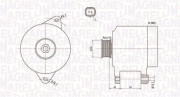 063731653010 Alternátor MAGNETI MARELLI