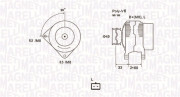 063731661010 Alternátor MAGNETI MARELLI