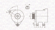 063731664010 Alternátor MAGNETI MARELLI