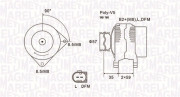 063731675010 Alternátor MAGNETI MARELLI