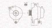 063731703010 Alternátor MAGNETI MARELLI