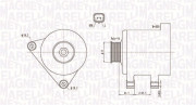 063731741010 Alternátor MAGNETI MARELLI