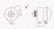 063731750010 Alternátor MAGNETI MARELLI