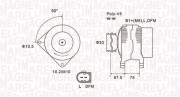 063731756010 Alternátor MAGNETI MARELLI