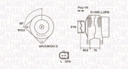 063731757010 Alternátor MAGNETI MARELLI