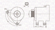 063731761010 Alternátor MAGNETI MARELLI