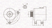 063731782010 Alternátor MAGNETI MARELLI